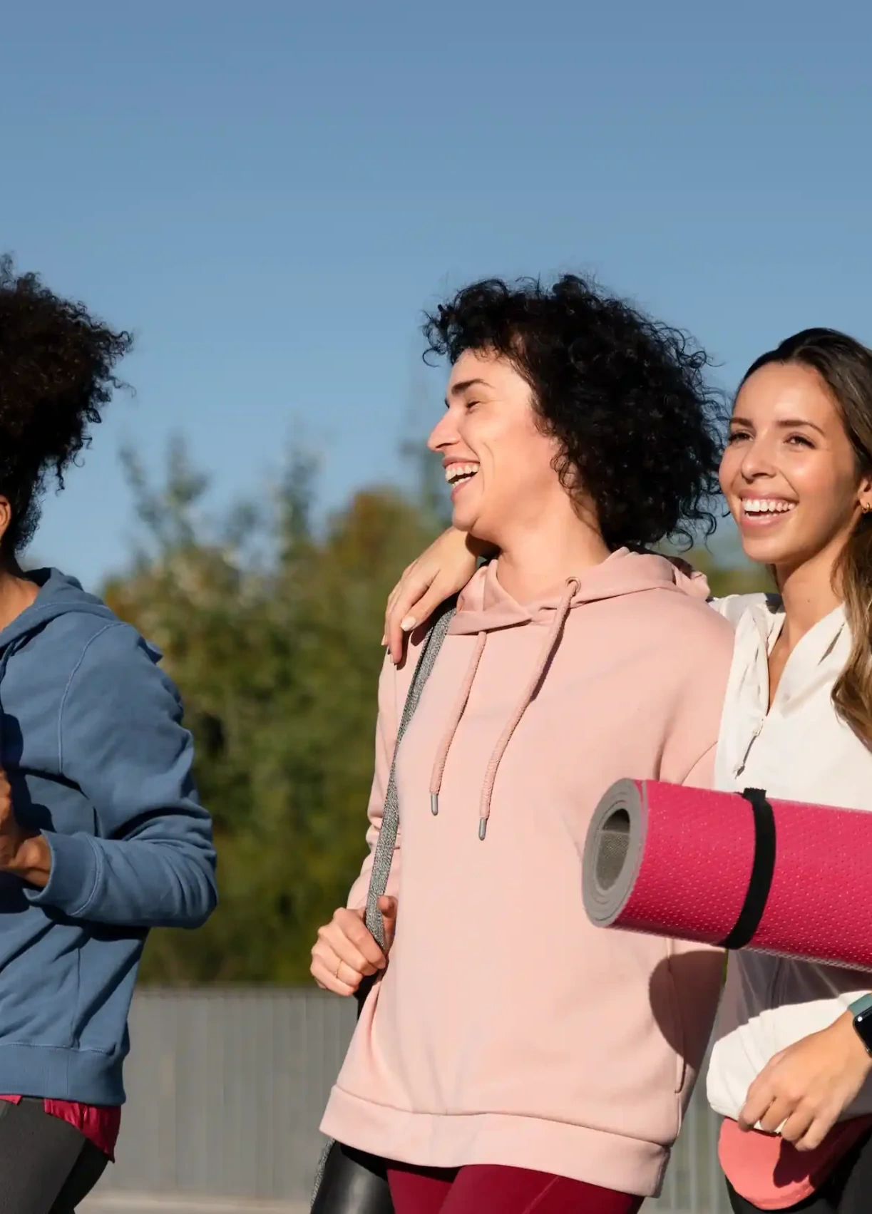 friends without back pain